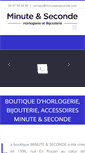 Mobile Screenshot of minuteetseconde.com